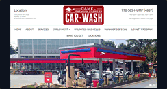 Desktop Screenshot of camelcarwash.com